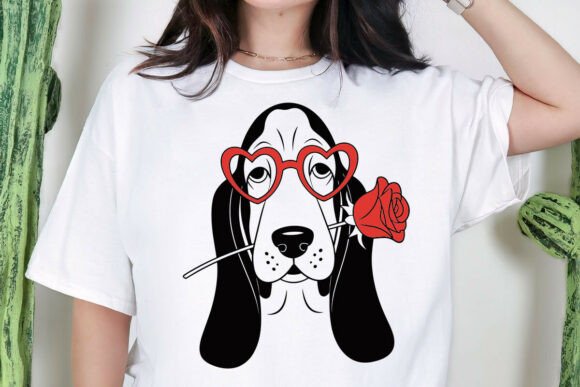 Basset Hound Clipart Valentine Svg Review