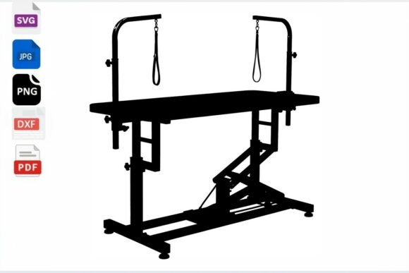 Dog Grooming Table SVG Silhouette Review