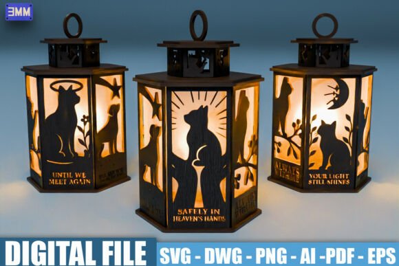 Dog Memorial Lantern SVG Review