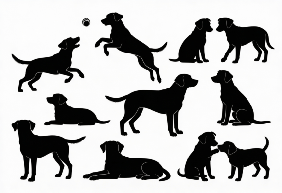 Dog Silhouettes Bundle SVG Review