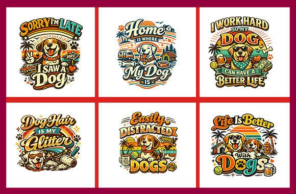 Pets DOG T-shirt Design SVG Bundle Review