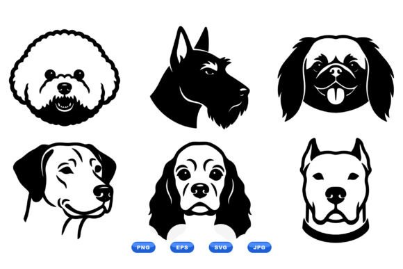 Playful Dog Head Clipart SVG Review